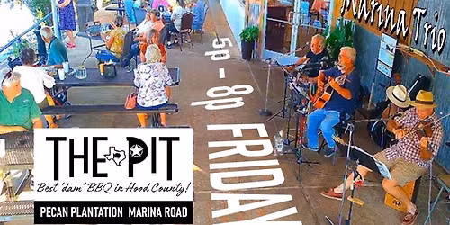 MARINA TRIO LIVE in the Pecan Pit BBQ Patio ~ FRI, JUN12th ~ 5p to 8p!