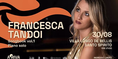 A-RIVA | FRANCESCA TANDOI Songbook Vol. 1  | Bari
