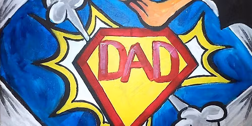 Toledo Cookies and Canvas - Super Dad