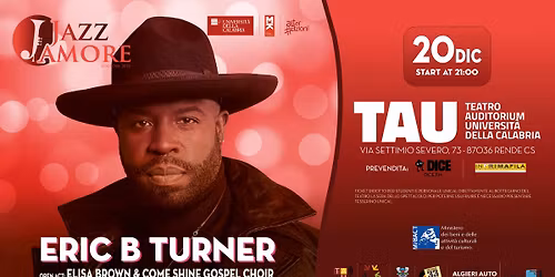 Eric B. Turner - Concerto Gospel\ud83d\udccd Teatro Auditorium UniCal (CS)