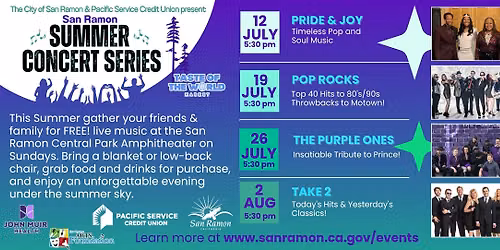 San Ramon Summer Concerts in the Park Series