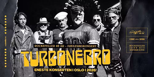 Turbonegro \u2013 Rockefeller 40 \u00e5r \/\/ F\u00c5 BILLETTER IGJEN
