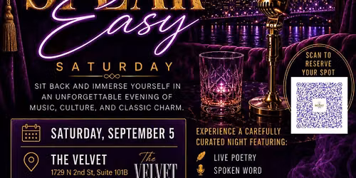 Speak Easy Saturday\u2122\ufe0f at The Velvet | presented by The Collective\u2122\ufe0f