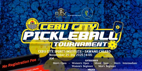 Cebu City Pickleball Tournament