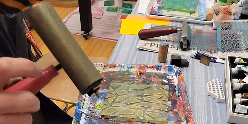 Adult Indulgent: Monoprinting-Experimenting with Gelli Plates