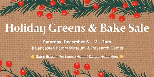 Holiday Greens & Bake Sale