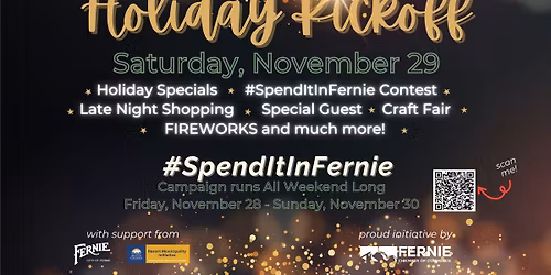 #SpendItInFernie Holiday Kickoff