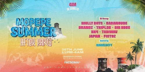 Summer Day Party : Benzoo Afterparty 