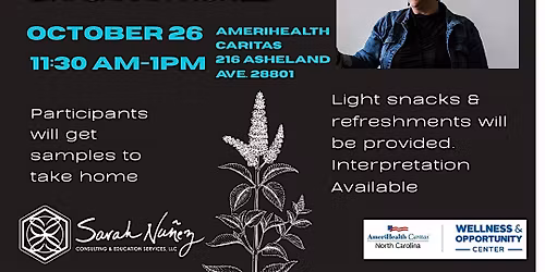 CALMATE: Herbs for Calming & Stress Workshop w\/ Dr. Sarah Nunez (FREE)