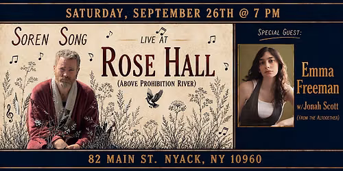 Soren Song Live in Nyack w\/ Emma Freeman