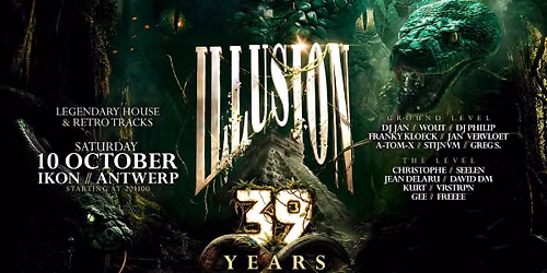 39 Years Illusion at Ikon Antwerp