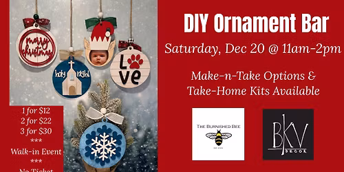 DIY Ornament Bar with The Burnished Bee at BKV Decor