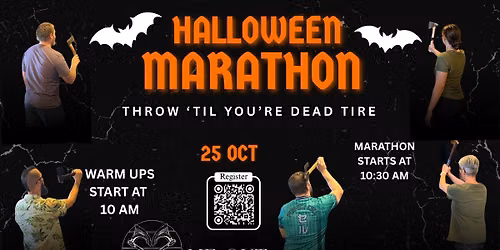 Halloween Axe Throwing Marathon