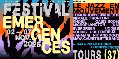 FESTIVAL \u00c9MERGENCES 2026 \u2014 Le jazz en mouvement