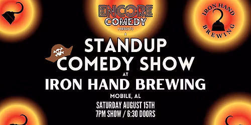 Standup Comedy at Iron Hand Brewing (Mobile, AL)