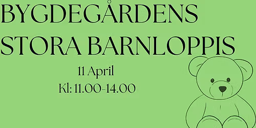 Bygdeg\u00e5rdens stora barnloppis 