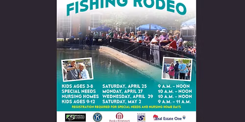 74th Ernest "Pig" Robertson Fishing Rodeo (Children ages 3-8)