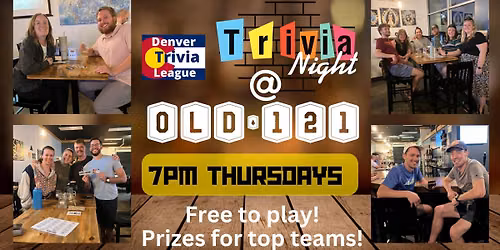Trivia Night at Old121 Brewhouse (Wadsworth)