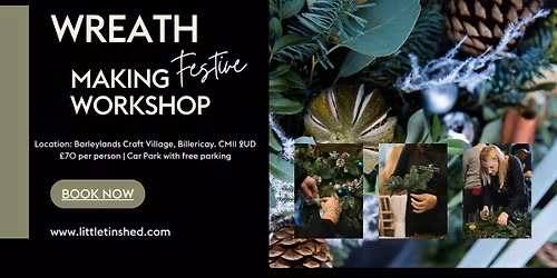 Christmas Door Wreath Making workshop