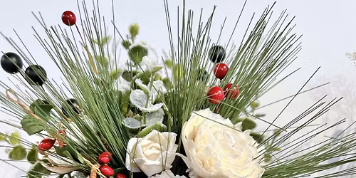 Holiday Arrangements & Hot Cocoa Bar!