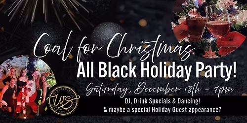 Coal for Christmas - An All Black Holiday Party