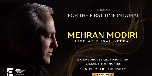 Mehran Modiri Concert at Dubai Opera