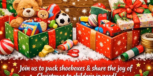 Operation Christmas Child Shoebox Packing Party