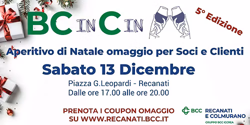 BCinCin Recanati 2025 - L'aperitivo di Natale