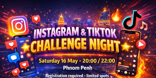 \ud83d\udcf1\u2728 INSTAGRAM & TIKTOK CHALLENGE NIGHT #1 (@blablaevents)