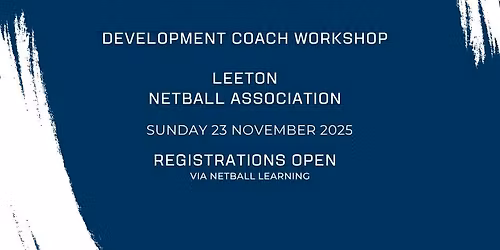 Development Coach Workshop: Leeton