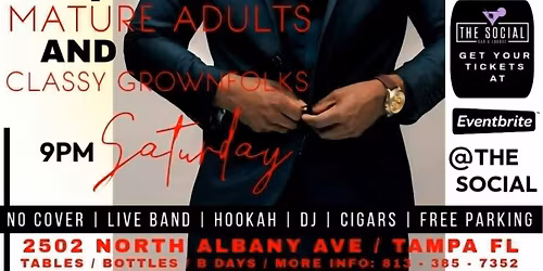 Ebony Escapade: VIP \/ TABLE ONLY OPTION reserved seating