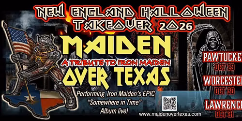 MAIDEN OVER TEXAS NEW ENGLAND HALLOWEEN TAKEOVER
