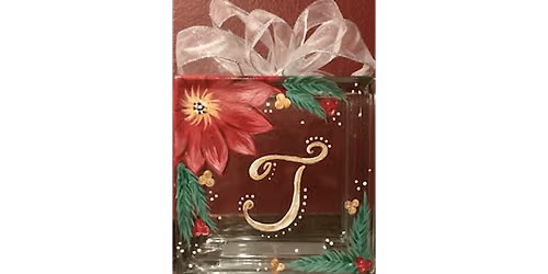 Monogrammed Poinsettia - Paint and Sip in Phoenix | Classpop!\u2122