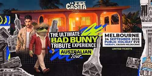 (MELB) Bad Bunny Tribute Takeover @ Crown, Therapy