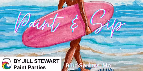 Surfer Girl Paint Party