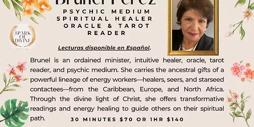 Oracle\/Tarot reader and psychic medium with Brunel Perez