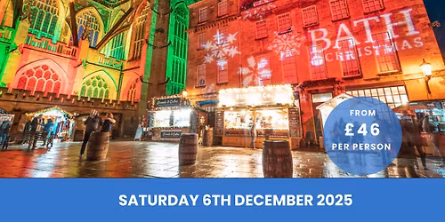 Bath Christmas Market inc. Coach Travel