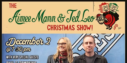 Aimee Mann and Ted Leo Christmas Show at Agora Theatre