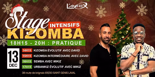 \u25b6\ufe0fSTAGE INTENSIF KIZOMBA\ud83d\ude0d14h a 20h\u2764\ufe0f