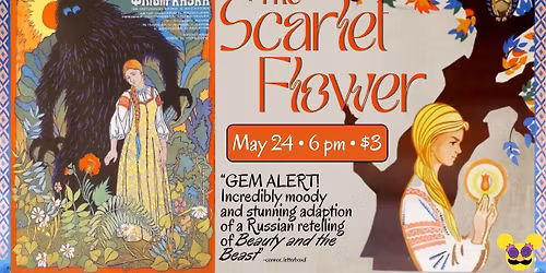 Rare Soviet adaptation of \u2018Beauty and the Beast\u2019 folktale THE SCARLET FLOWER (1978) \u2014 $3!