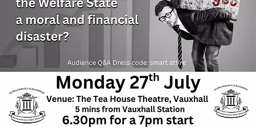 Debate: This House Regrets the Welfare State