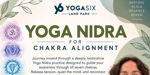 YOGA NIDRA FOR CHAKRA ALIGNMENT