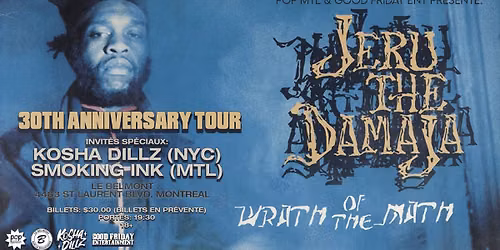 Jeru The Damaja (NYC) En Concert \u00e1 Montr\u00e9al