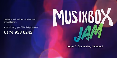 DO 04.06. | Musikbox JAM