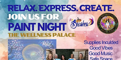 Martini Lime Twist Paint Night at the Wellness Palace.