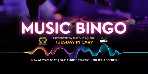 Doherty's Music Trivia w\/ The Ones Music Bingo