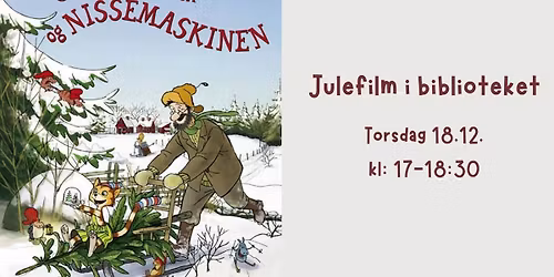 Julefilm i biblioteket: Gubben & Katten og nissemaskinen