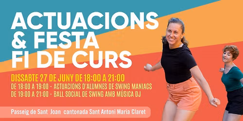 Actuacions i Festa Fi de Curs de Swing Maniacs!