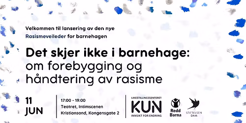 Det skjer ikke i barnehage: om forebygging og h\u00e5ndtering av rasisme