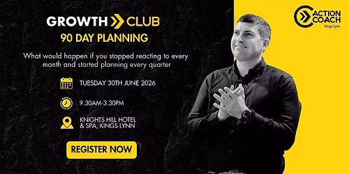 Plan Your Next 90 Days in One Day | Norfolk Business Workshop